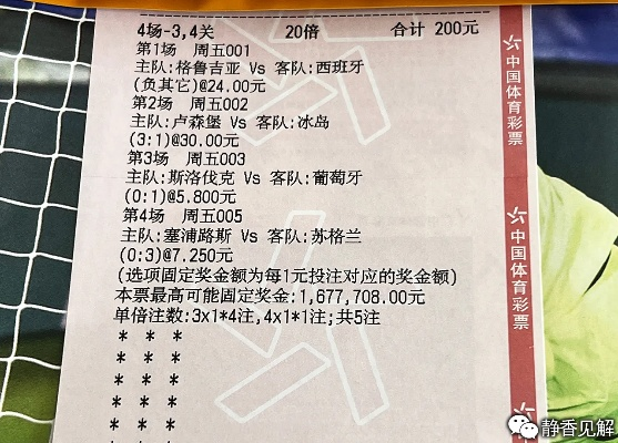 世界杯体彩怎么买比分？新手必看的玩法指南与避坑建议
